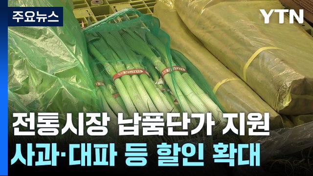 서울 전통시장 납품단가 지원...사과·대파·오이 할인 판매 / YTN