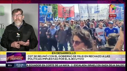 Trabajadores y el gobierno argentino proponen establecer diálogos