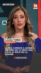 Conoce a Leonel, un niño de 10 años que lleva el rock en la sangre.