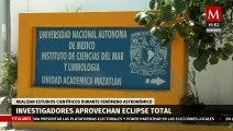 Investigadores internacionales aprovecharon el eclipse solar para realizar estudios científicos