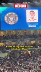 Messi se llevó abucheo en el Estadio BBVA