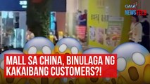 Mall sa China, binulaga ng kakaibang customers?! | GMA Integrated Newsfeed