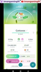 Pokémon GO-Evolving Flower Crown Cottonee
