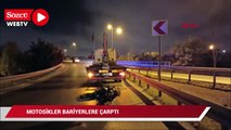 İstanbul'da motosiklet bariyerlere çarptı: 1 ölü