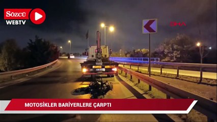 İstanbul'da motosiklet bariyerlere çarptı: 1 ölü