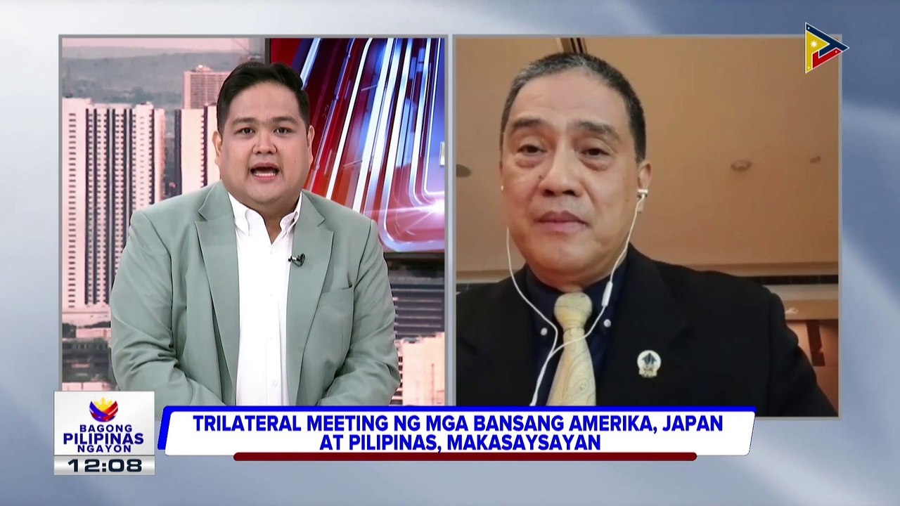 Panayam kay Prof. Renato De Castro, Political Analyst at Distinguish Professor mula sa Department of International Studies ng DLSU, ukol sa partisipasyon ni PBBM sa kauna-unahang Trilateral Summit sa Amerika