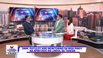 Panayam kay DMW Officer-in-Charge Usec. Hans Leo Cacdac ukol sa update sa lagay ng mga Pilipino sa Taiwan