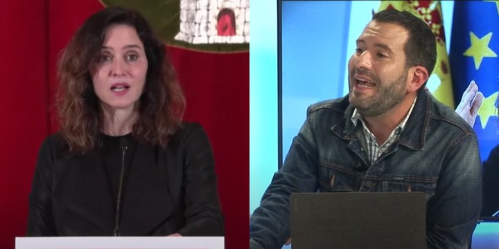 Isabel Díaz Ayuso zarandea en directo al periodista trolero de 'El Plural': ¡Usted va a tener que disculparse!