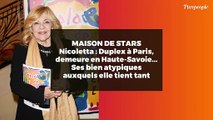 MAISON DE STARS Nicoletta : Duplex à Paris, demeure en Haute-Savoie... Ses bien atypiques auxquels elle tient tant