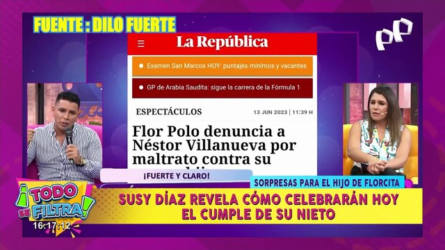 Susy Díaz elige cuidar su salud mental ante declaraciones de Néstor Villanueva: No diré nada
