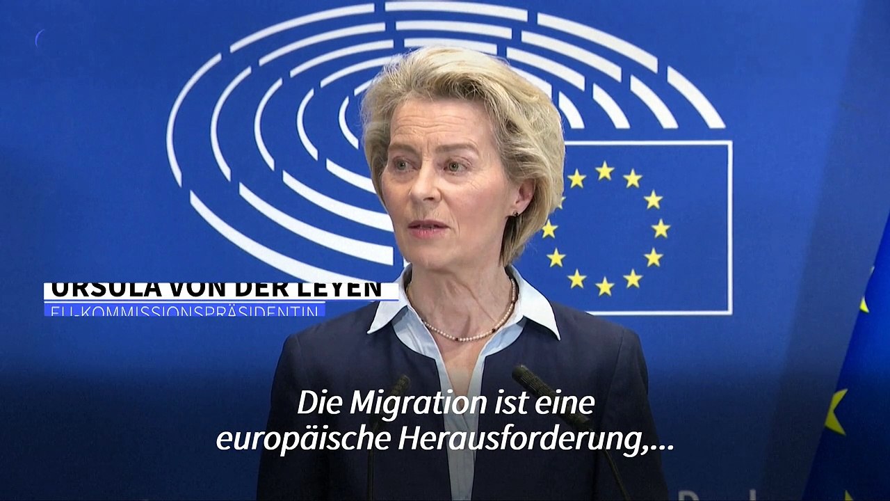 Von der Leyen: EU-Asylpakt ist 'effektiv, fair und entschlossen'