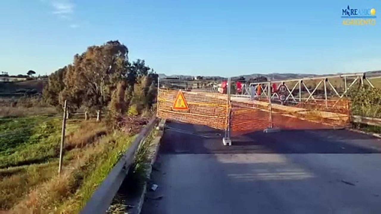 Agrigento, chiude per lavori la provinciale che porta a Misita, Zingarello e Cipolluzze