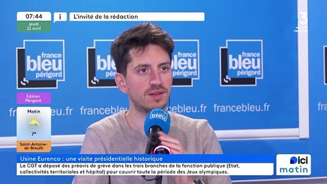 Emeric Lavitola, premier secrétaire fédéral du PS en Dordogne