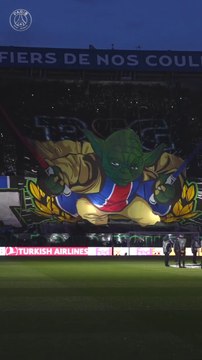 Ligue des champions [PSG - FC Barcelone]: le tifo des supporters du Paris Saint-Germain