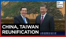 Xi Jinping meets ex-Taiwan leader Ma Ying-jeou