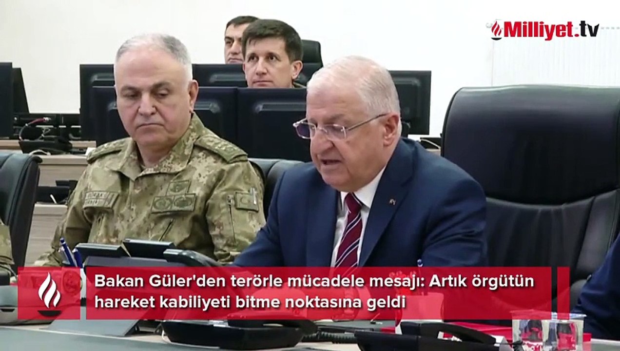 Bakan Güler'den terörle mücadele mesajı: Artık örgütün hareket kabiliyeti bitme noktasına geldi