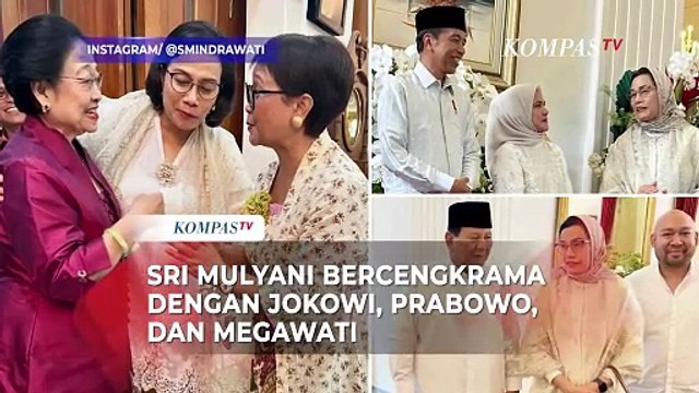 Potret Sri Mulyani Bertemu Jokowi, Prabowo dan Megawati