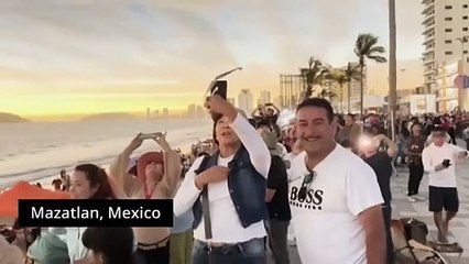 Watch the solar eclipse move across North America on April 8, 2024 - VIDEO