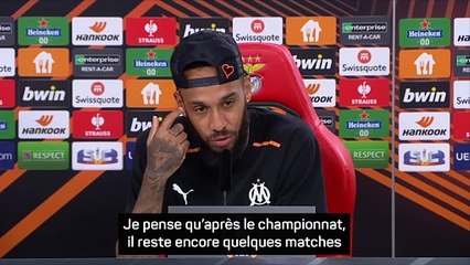 Aubameyang : “La Coupe d'Europe, ça reste la belle chose de la saison"
