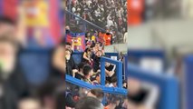 Detenidos dos aficionados azulgrana por efectuar saludos fascistas y gritos racistas durante el PSG-Barça