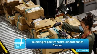 Accord signé pour les centres de distribution Amazon