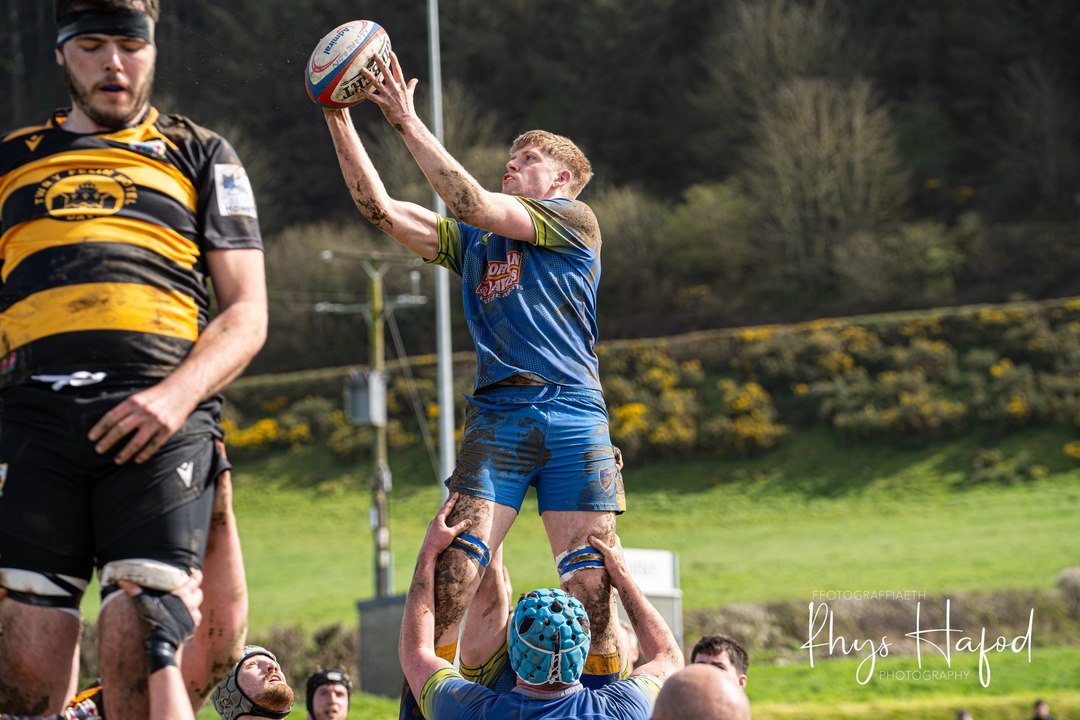 Aberaeron run in 12 tries against St Davids in...
