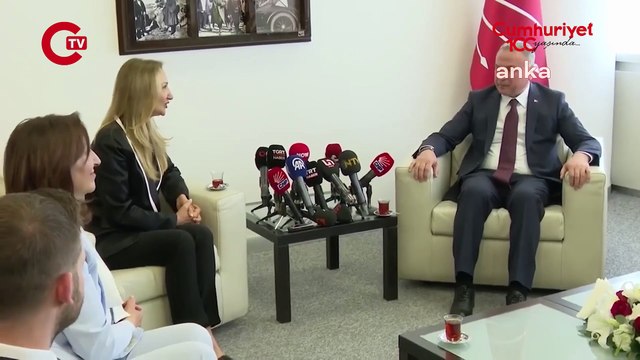 CHP VE AKP HEYETLERİNİN BAYRAMLAŞMASINDA İSRAİL İLE TİCARET TARTIŞMASI