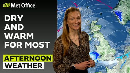 Met Office Afternoon Weather Forecast 11/04/24 - Bright but cloudy for most