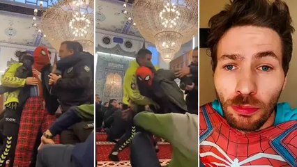 Bayram namazına 'Örümcek Adam' kostümüyle katılmıştı: Amacım insanları mutlu etmekti