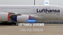 Medio Oriente: ancora sospesi momentaneamente i voli Lufthansa per e da Teheran