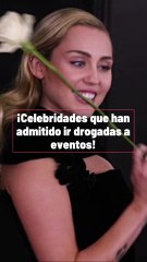 Celebridades Que Han Admitido Ir Drogadas A Eventos.