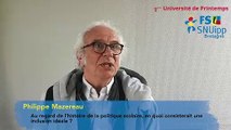 Philippe Mazereau à l'Université de Printemps de la FSU-SNUipp Bretagne 2024
