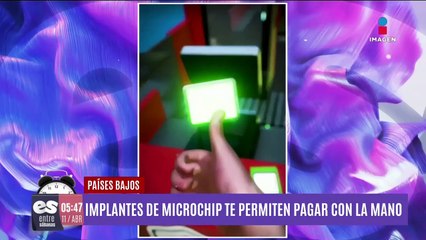Implantes de microchip te permiten pagar con la mano