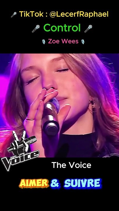 ️ Zoe Wees ️ Control in The Voice