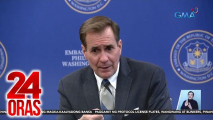 Joint patrols, 'di dapat masamain ng China ayon sa US Nat'l Security Comm. Adviser | 24 Oras