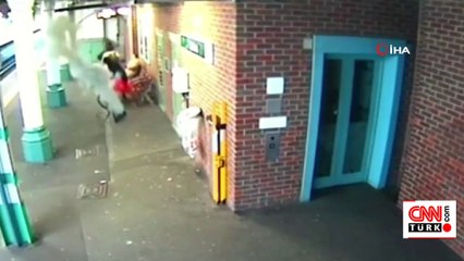 İngiltere’de elektrikli bisiklet patladı: O anlar kamerada