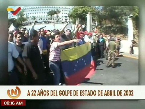 Venezuela conmemora 22 años del golpe de Estado contra el Cmdt. Chávez