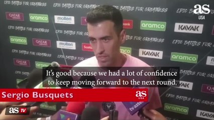 Descargar video: “Mistakes and lack of experience cost us” -Busquets