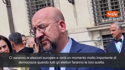 Michel: "Un ruolo per Draghi in Europa? Si vedr? dopo le europee"