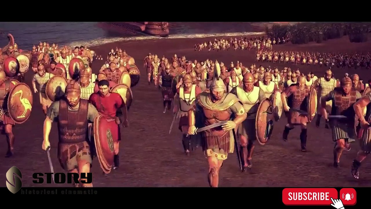Rome - Egypt | Battle of the Nile 47 BC | Total War Rome 2 historical cinematic battle