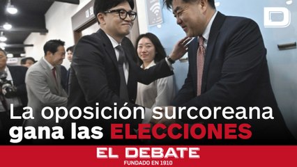 La oposición surcoreana logra una mayoría parlamentaria superior a la de 2020 y debilita a Yoon