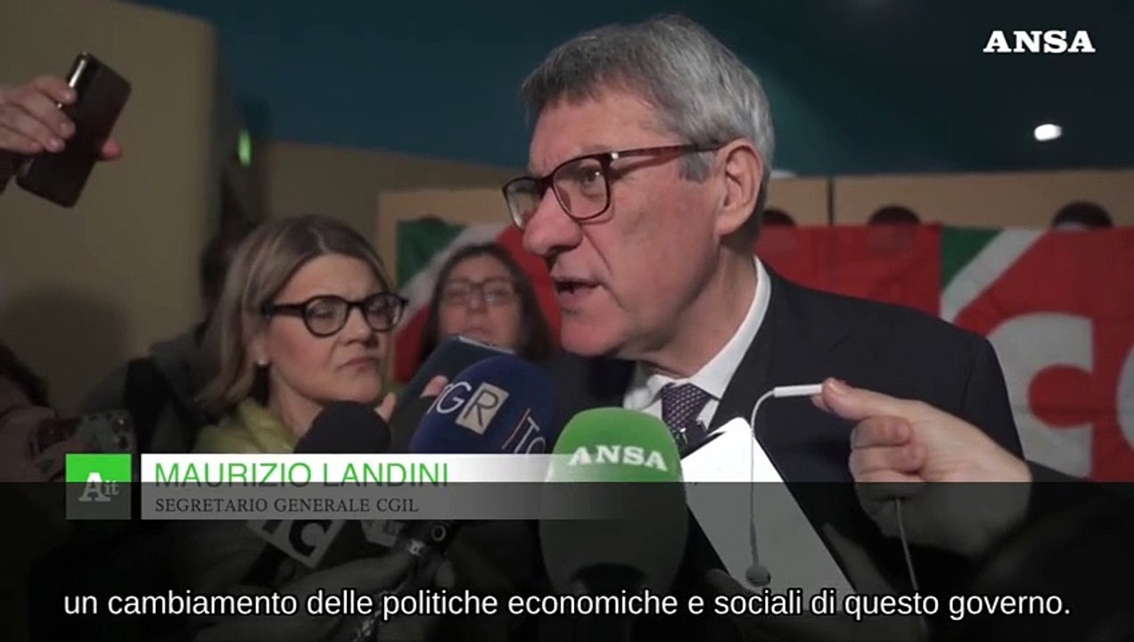Cgil, Landini: "Il lavoro deve tornare a essere un diritto, la precarieta' attuale e' preoccupante"
