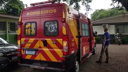 Durante brincadeira, estudante cai com o rosto no chão e é socorrido no Colégio Castelo Branco