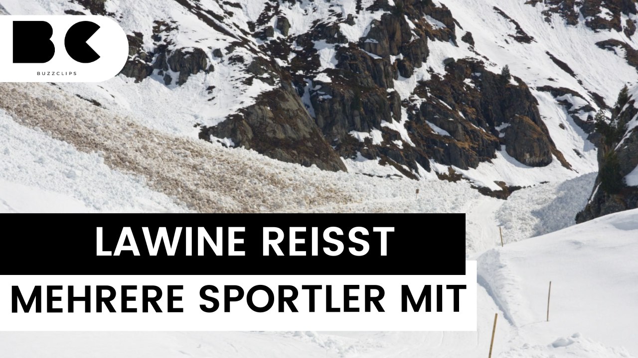 Lawine in Ötztaler Alpen reißt mehrere Wintersportler mit