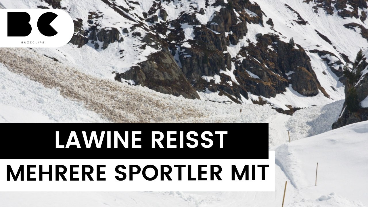 Lawine in Ötztaler alpen reißt mehrere wintersportler mit
