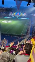 El ambientazo del Parc des Princes antes del PSG-Barça de Champions / CULEMANÍA