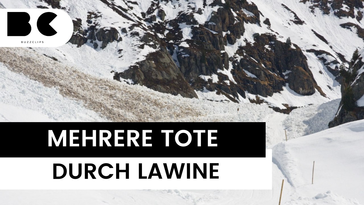 Ötztal: Drei Tote nach großem Lawinenabgang