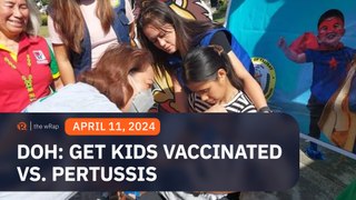DOH reminds public to get kids vaccinated as pertussis cases climb 