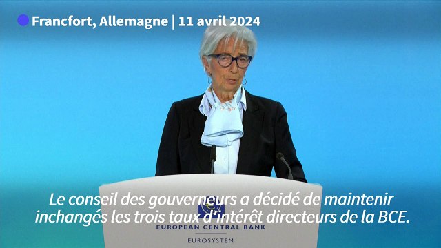 Zone euro: la BCE laisse ses taux inchangés (Lagarde)