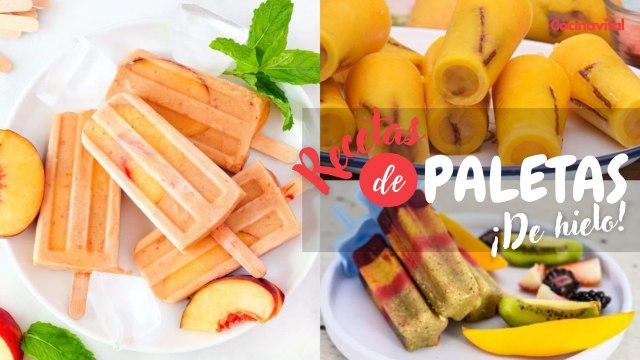 Deliciosas paletas de agua para refrescarte esta temporada de calor ✨